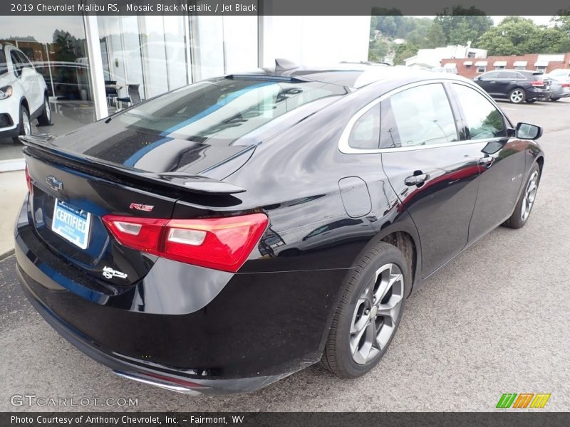 Mosaic Black Metallic / Jet Black 2019 Chevrolet Malibu RS