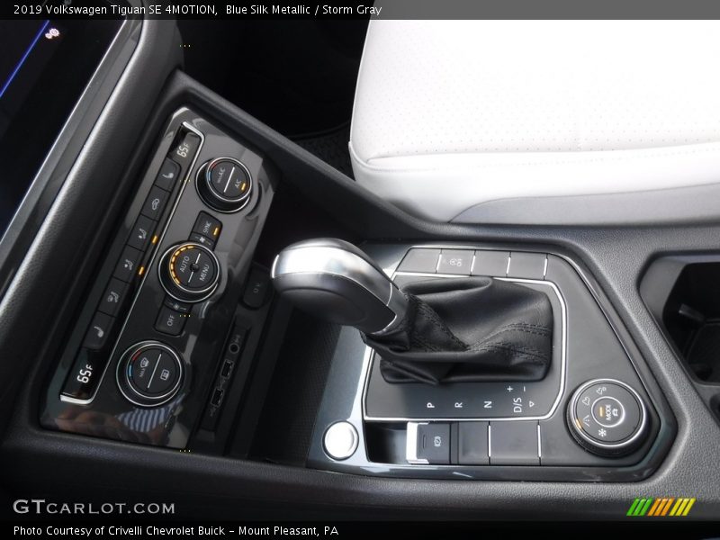 Blue Silk Metallic / Storm Gray 2019 Volkswagen Tiguan SE 4MOTION