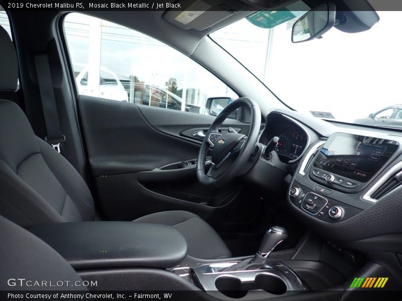 Mosaic Black Metallic / Jet Black 2019 Chevrolet Malibu RS