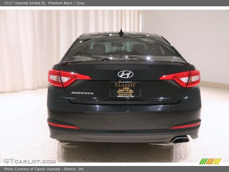 Phantom Black / Gray 2017 Hyundai Sonata SE