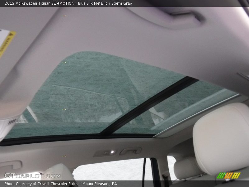 Blue Silk Metallic / Storm Gray 2019 Volkswagen Tiguan SE 4MOTION