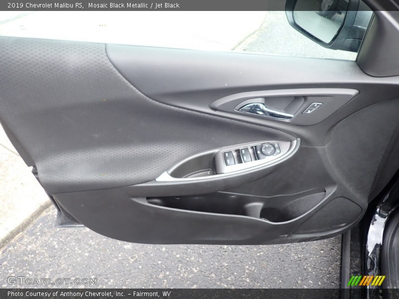 Mosaic Black Metallic / Jet Black 2019 Chevrolet Malibu RS