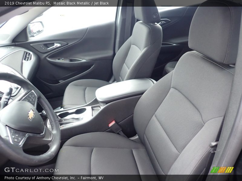 Mosaic Black Metallic / Jet Black 2019 Chevrolet Malibu RS