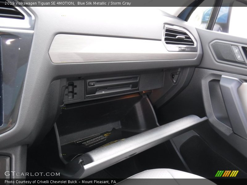 Blue Silk Metallic / Storm Gray 2019 Volkswagen Tiguan SE 4MOTION