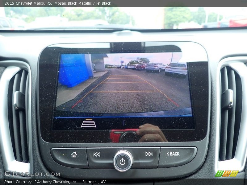 Mosaic Black Metallic / Jet Black 2019 Chevrolet Malibu RS