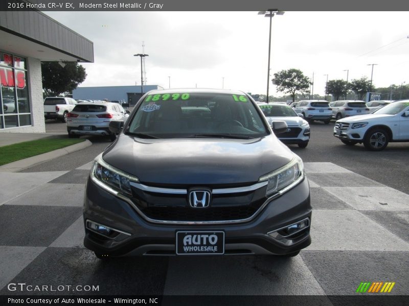 Modern Steel Metallic / Gray 2016 Honda CR-V EX