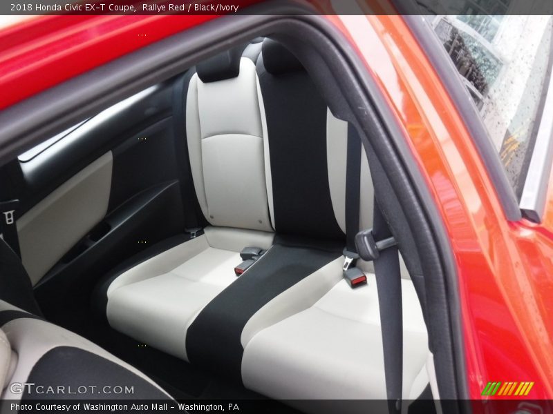 Rallye Red / Black/Ivory 2018 Honda Civic EX-T Coupe