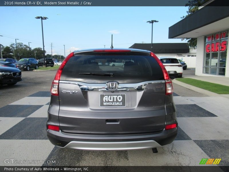 Modern Steel Metallic / Gray 2016 Honda CR-V EX