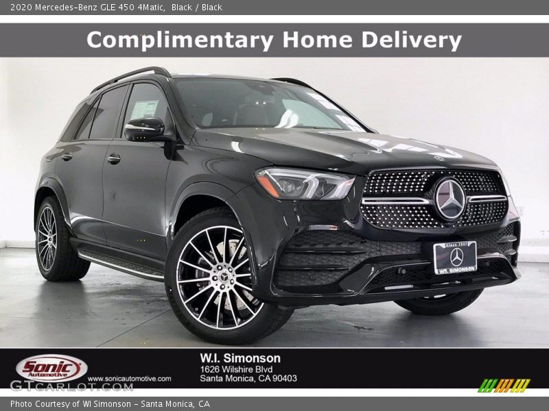 Black / Black 2020 Mercedes-Benz GLE 450 4Matic