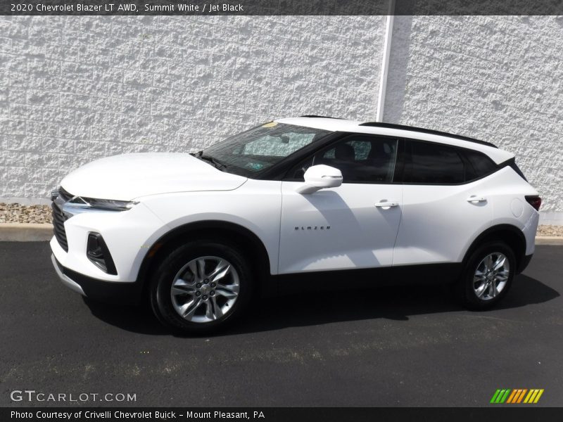 Summit White / Jet Black 2020 Chevrolet Blazer LT AWD
