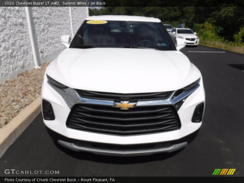 Summit White / Jet Black 2020 Chevrolet Blazer LT AWD