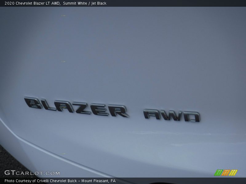 Summit White / Jet Black 2020 Chevrolet Blazer LT AWD