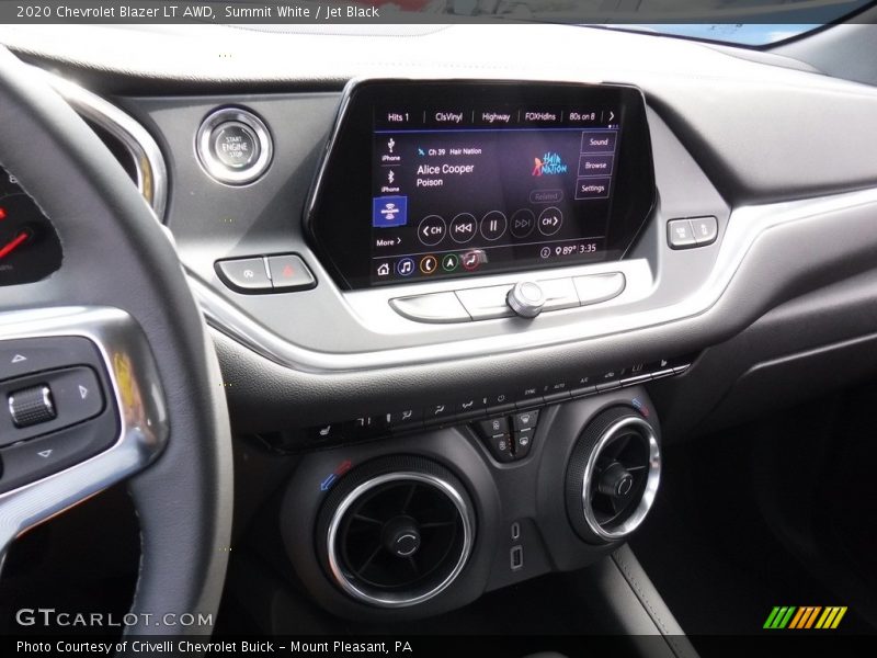 Summit White / Jet Black 2020 Chevrolet Blazer LT AWD