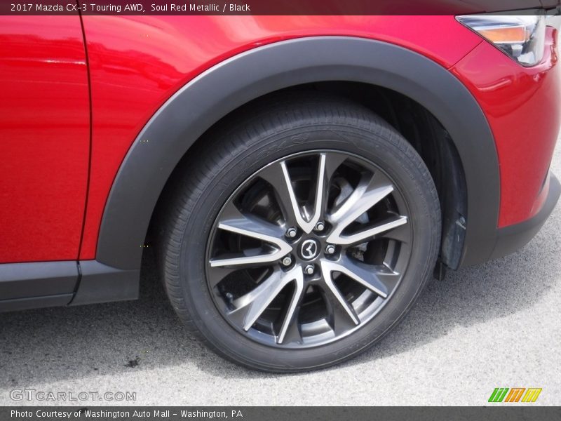 Soul Red Metallic / Black 2017 Mazda CX-3 Touring AWD