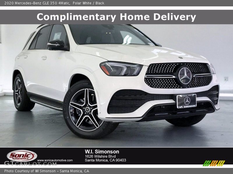Polar White / Black 2020 Mercedes-Benz GLE 350 4Matic