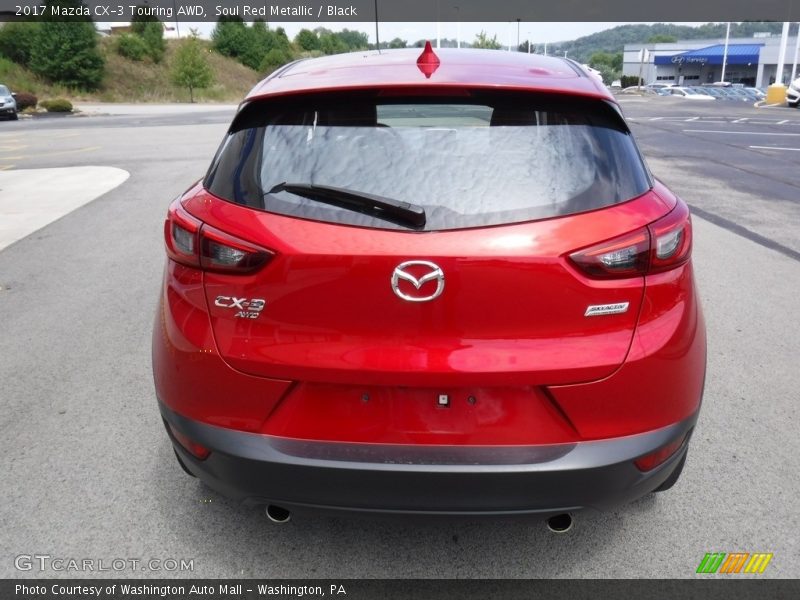 Soul Red Metallic / Black 2017 Mazda CX-3 Touring AWD