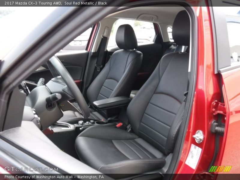 Soul Red Metallic / Black 2017 Mazda CX-3 Touring AWD