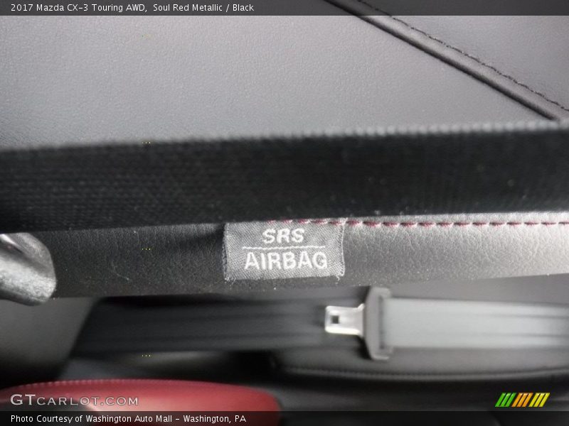 Soul Red Metallic / Black 2017 Mazda CX-3 Touring AWD