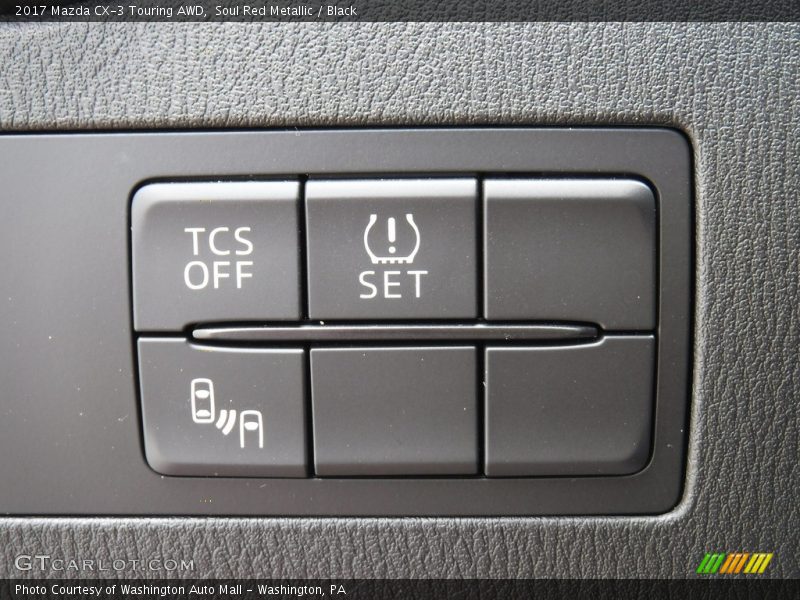 Soul Red Metallic / Black 2017 Mazda CX-3 Touring AWD