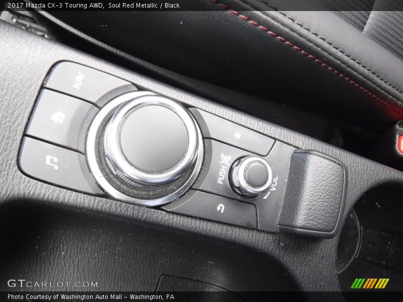 Soul Red Metallic / Black 2017 Mazda CX-3 Touring AWD