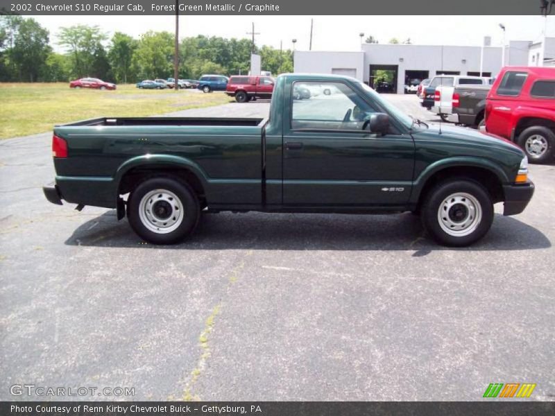 Forest Green Metallic / Graphite 2002 Chevrolet S10 Regular Cab
