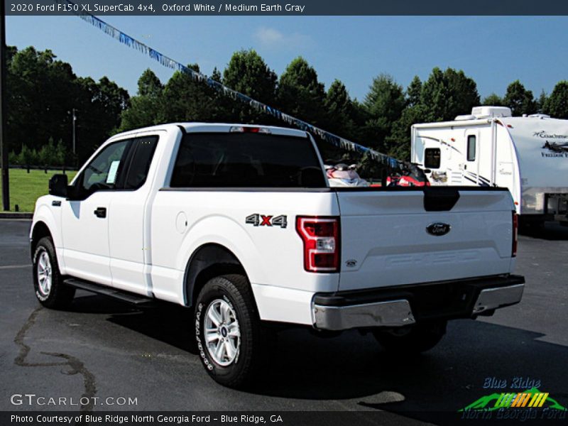 Oxford White / Medium Earth Gray 2020 Ford F150 XL SuperCab 4x4