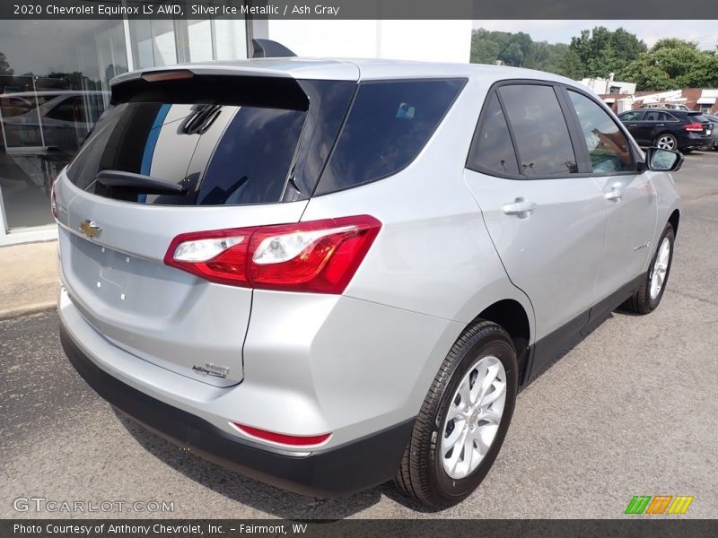Silver Ice Metallic / Ash Gray 2020 Chevrolet Equinox LS AWD