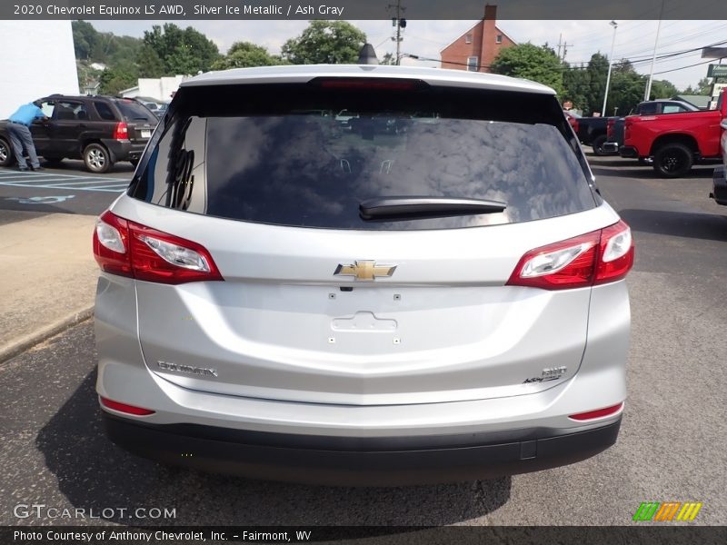 Silver Ice Metallic / Ash Gray 2020 Chevrolet Equinox LS AWD
