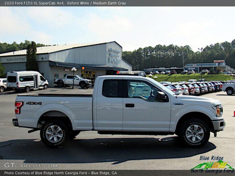 Oxford White / Medium Earth Gray 2020 Ford F150 XL SuperCab 4x4