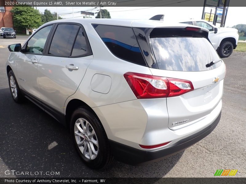 Silver Ice Metallic / Ash Gray 2020 Chevrolet Equinox LS AWD