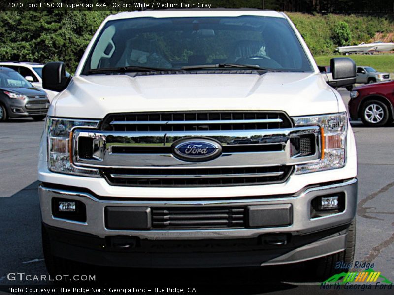 Oxford White / Medium Earth Gray 2020 Ford F150 XL SuperCab 4x4