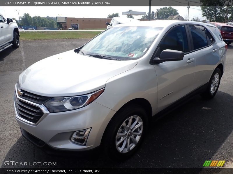 Silver Ice Metallic / Ash Gray 2020 Chevrolet Equinox LS AWD
