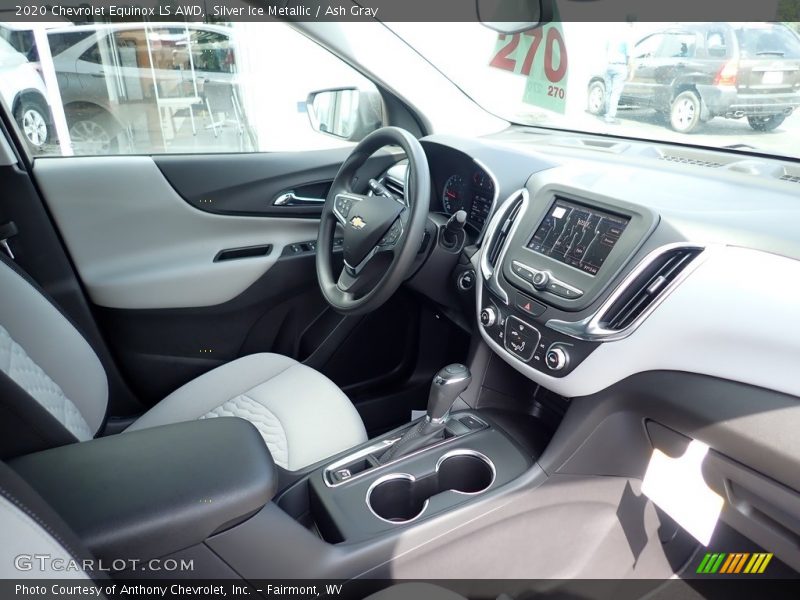 Silver Ice Metallic / Ash Gray 2020 Chevrolet Equinox LS AWD