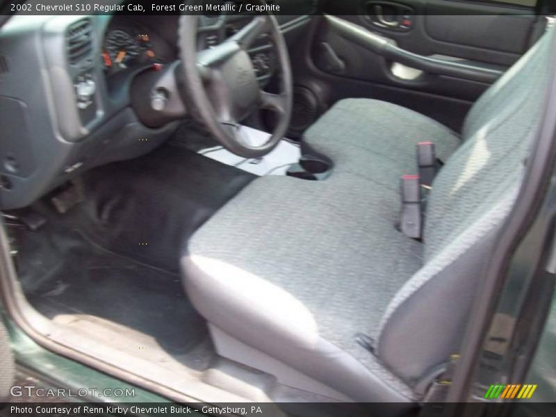 Forest Green Metallic / Graphite 2002 Chevrolet S10 Regular Cab
