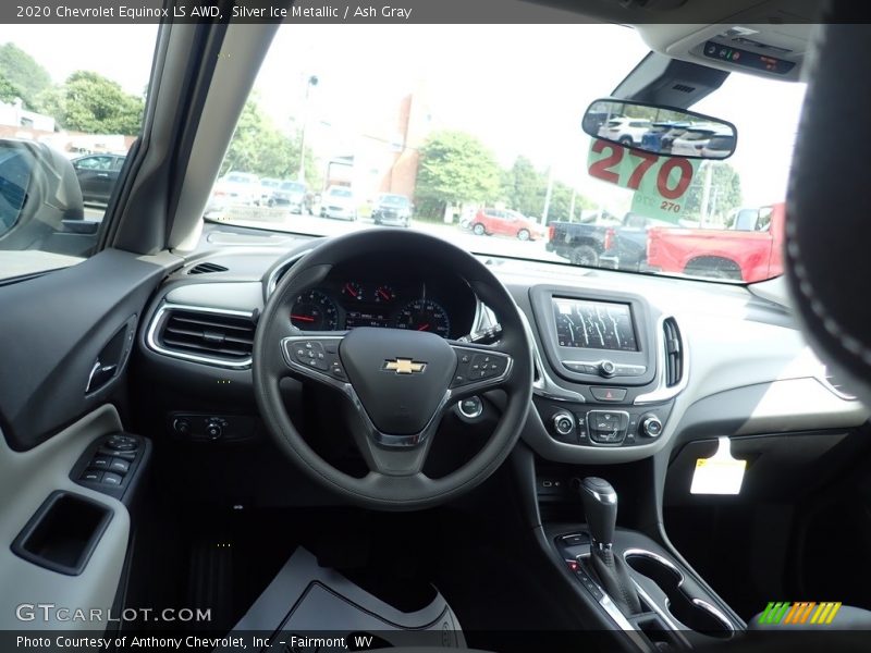Silver Ice Metallic / Ash Gray 2020 Chevrolet Equinox LS AWD