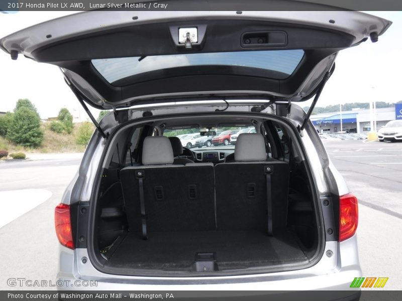 Lunar Silver Metallic / Gray 2017 Honda Pilot LX AWD