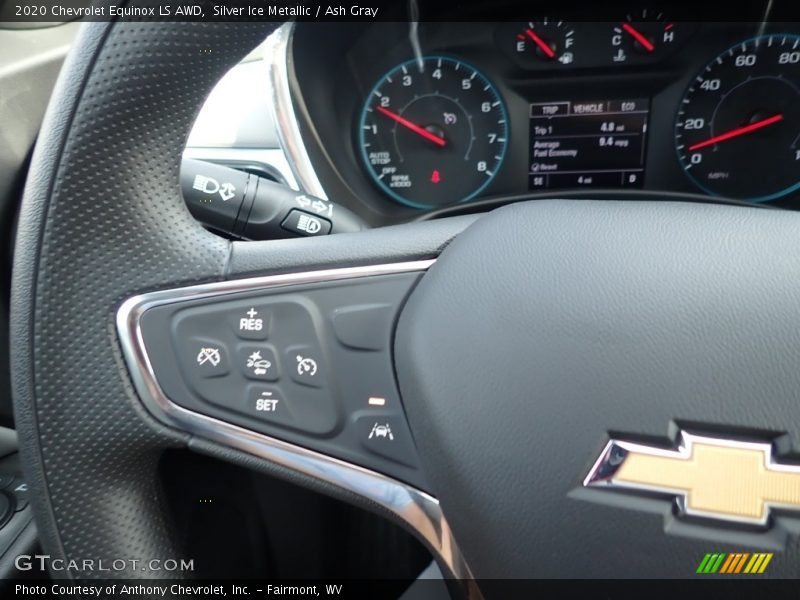 Silver Ice Metallic / Ash Gray 2020 Chevrolet Equinox LS AWD