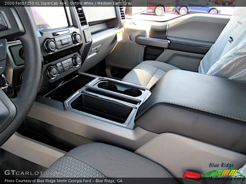 Oxford White / Medium Earth Gray 2020 Ford F150 XL SuperCab 4x4
