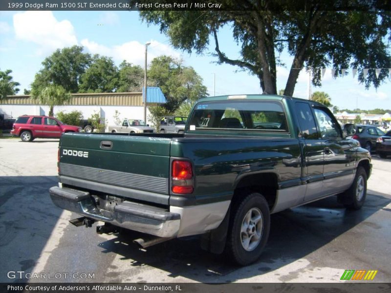 Forest Green Pearl / Mist Gray 1999 Dodge Ram 1500 SLT Extended Cab