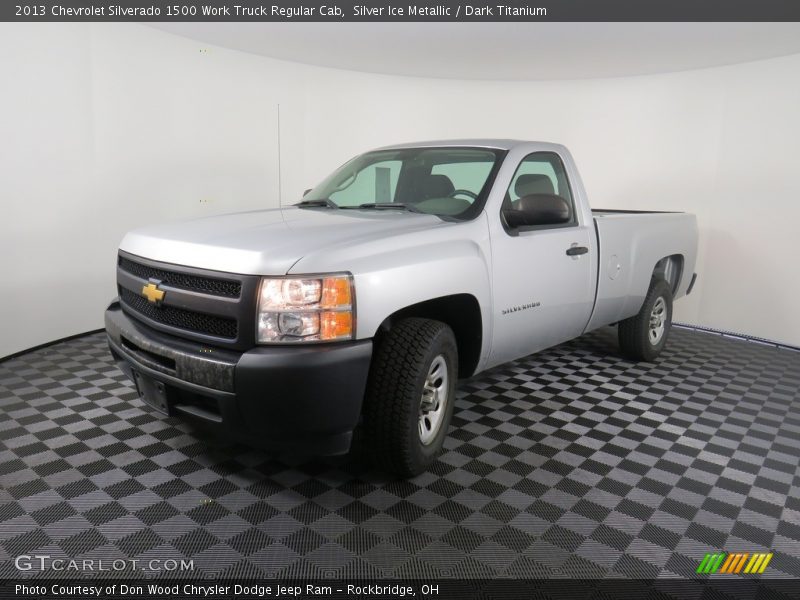 Silver Ice Metallic / Dark Titanium 2013 Chevrolet Silverado 1500 Work Truck Regular Cab