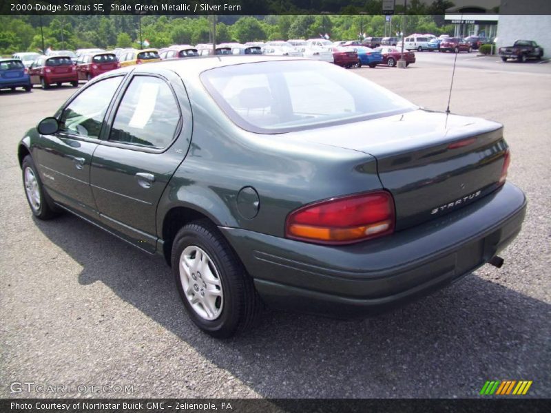 Shale Green Metallic / Silver Fern 2000 Dodge Stratus SE