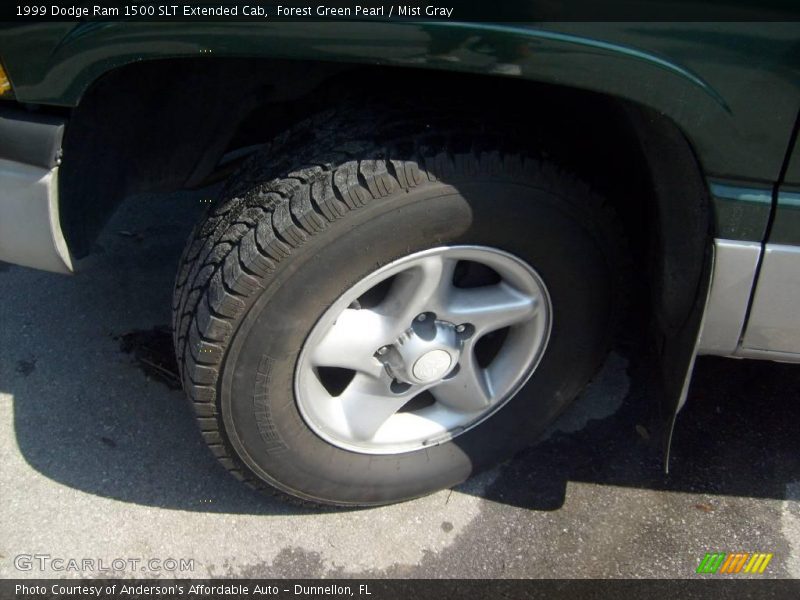 Forest Green Pearl / Mist Gray 1999 Dodge Ram 1500 SLT Extended Cab