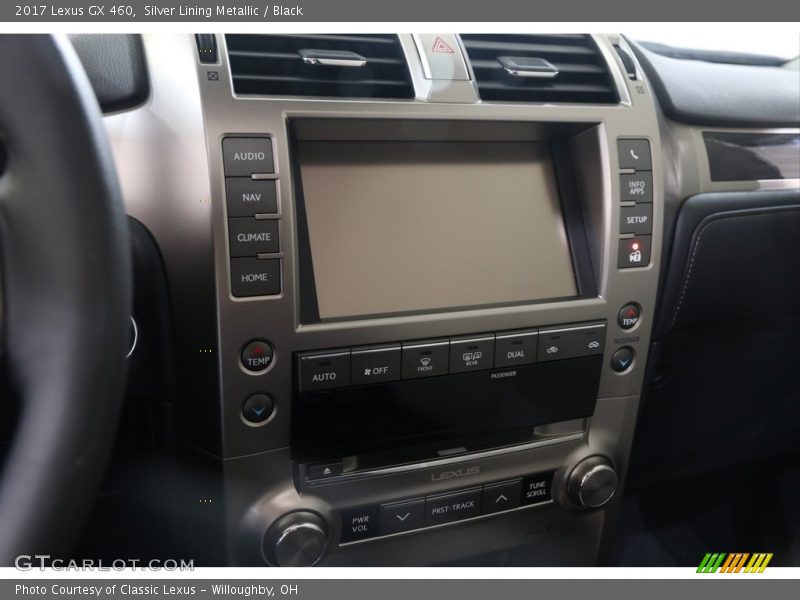 Silver Lining Metallic / Black 2017 Lexus GX 460