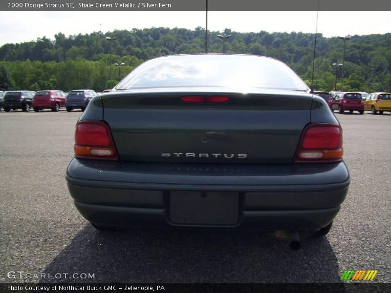 Shale Green Metallic / Silver Fern 2000 Dodge Stratus SE