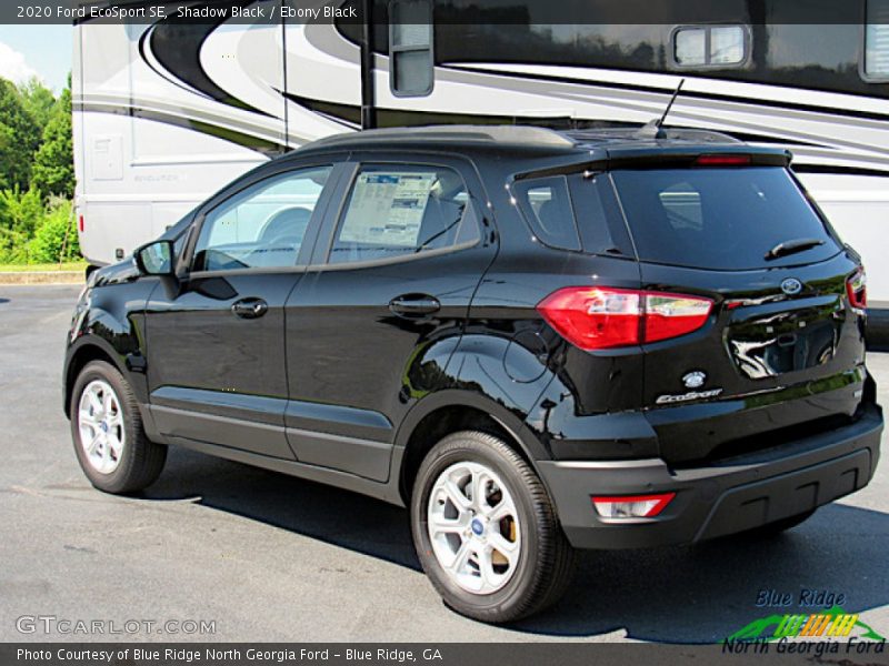 Shadow Black / Ebony Black 2020 Ford EcoSport SE