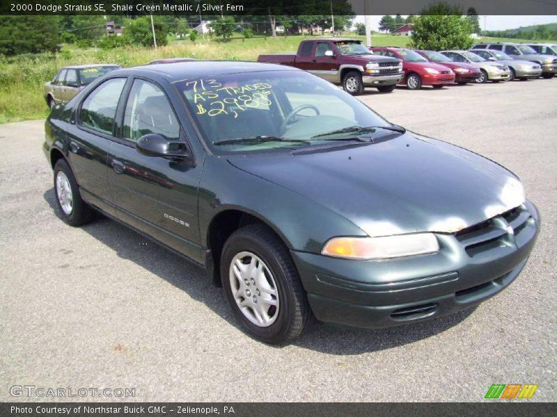 Shale Green Metallic / Silver Fern 2000 Dodge Stratus SE