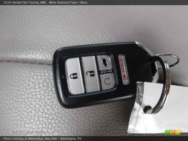 Keys of 2016 Pilot Touring AWD