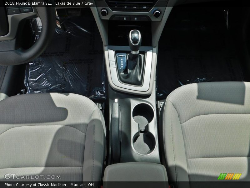 Lakeside Blue / Gray 2018 Hyundai Elantra SEL