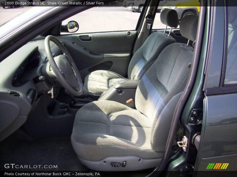 Shale Green Metallic / Silver Fern 2000 Dodge Stratus SE