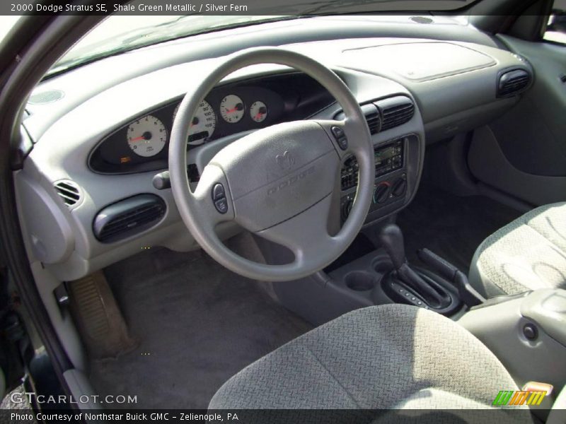 Shale Green Metallic / Silver Fern 2000 Dodge Stratus SE